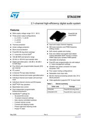 STA323W-BBE datasheet.datasheet_page 1