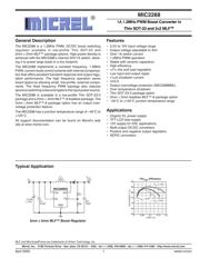 MIC2288YD5-TR Datenblatt PDF