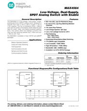 MAX4564EKA+T datasheet.datasheet_page 1