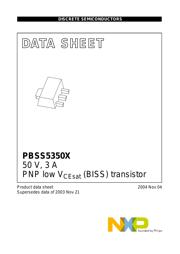 PBSS5350X,115 数据规格书 1