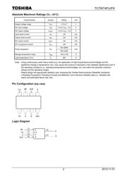 TC7W74FU(TE12L) 数据规格书 2