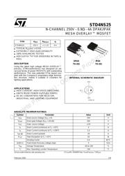 STD4NS25T4 datasheet.datasheet_page 1