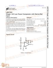 LMV7291 datasheet.datasheet_page 1