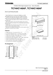TC74HC148AF(F) datasheet.datasheet_page 1