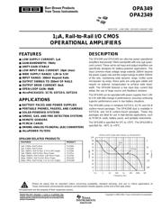 OPA349SA/3K datasheet.datasheet_page 1