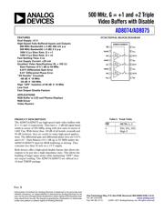 AD8075ARU-REEL datasheet.datasheet_page 1