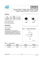 STP50NF25 datasheet.datasheet_page 1