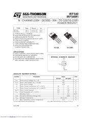 IRF540FI datasheet.datasheet_page 1