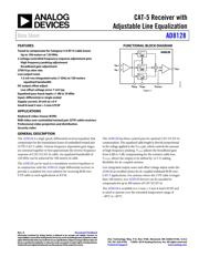 AD8128ACPZ-R7 datasheet.datasheet_page 1