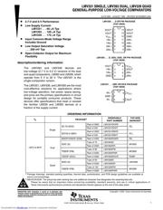 LMV393IDDURG4 数据规格书 1