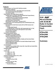 ATTINY44A-SSUR 数据规格书 1