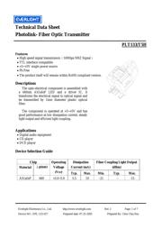 PLT133/T5H 数据规格书 1