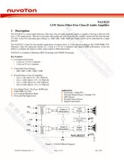 NAU8820YG 数据规格书 1