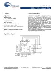 CY7C1059DV33-10ZSXIT datasheet.datasheet_page 1