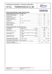 FD800R33KL2CKB5NOSA1 数据规格书 2