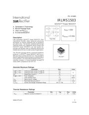 IRLMS1503PBF 数据规格书 1