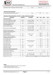 NCE40H12 datasheet.datasheet_page 2