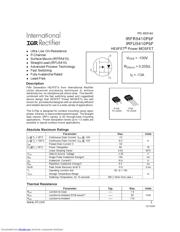 IRFU5410PBF 数据规格书 1