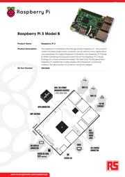 RASPBERRY PI 3 数据规格书 1
