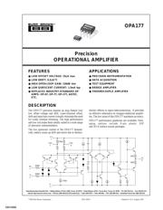 OPA177GS/2K5G4 数据规格书 1