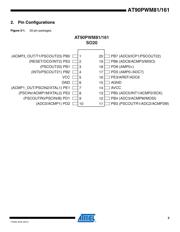 AT90PWM81-16SF 数据规格书 3