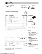 IXTH12N90 数据规格书 1