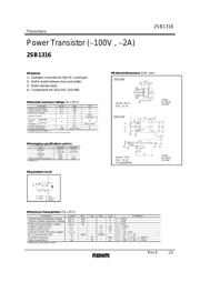 2SB1580T100 数据规格书 1