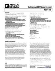 ADV7189BBSTZ datasheet.datasheet_page 1