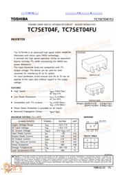TC7SET04 数据规格书 1