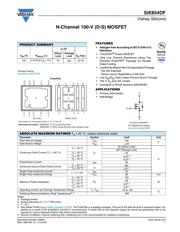 SIE854DF-T1-GE3 数据规格书 1
