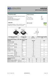 AOD2544 datasheet.datasheet_page 1