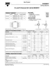 SI4599DY-T1-GE3 数据规格书 1