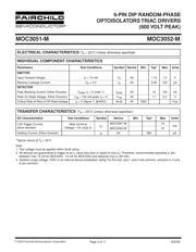 MOC3052TM datasheet.datasheet_page 3