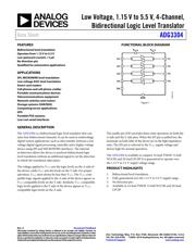 ADG3304BCBZ-REEL7 Datenblatt PDF