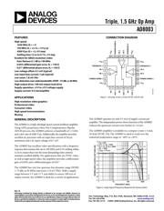 AD8003ACPZ-REEL 数据规格书 1