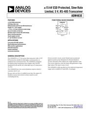 ADM483EARZ-REEL Datenblatt PDF