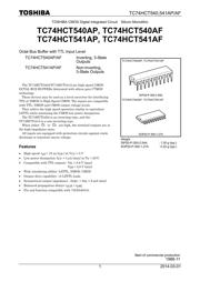 TC74HCT541AF(F) datasheet.datasheet_page 1