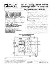 AD5334 数据规格书 1