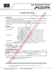 UPG2214TK-A Datenblatt PDF