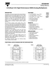 DG409DY-T1-E3/BKN 数据规格书 1