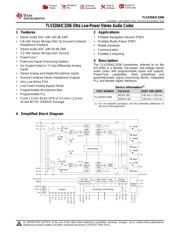 TLV320AIC3206IYZFT 数据规格书 1