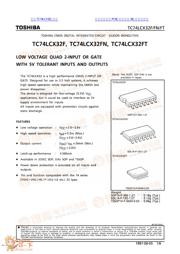 TC74LCX32 数据规格书 1