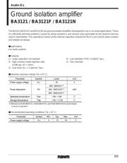 BA3121F 数据规格书 1