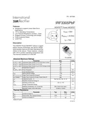 IRF3305PBF datasheet.datasheet_page 1