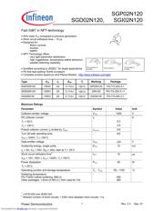 SGP02N120XK 数据规格书 1