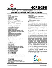 MCP8026T-115H/PT 数据规格书 1