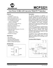 MCP3221A5T-I/OT 数据规格书 1