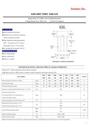 KBL410 数据规格书 1