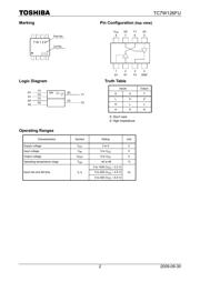 TC7W126FUTE12LF 数据规格书 2