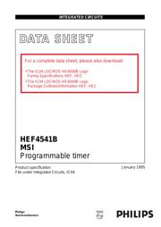 HEF4541BT Datenblatt PDF